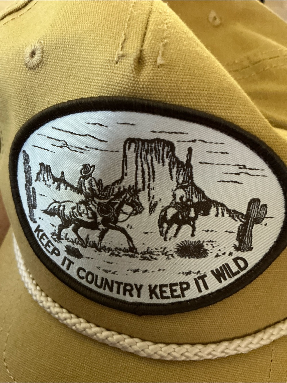 MAD Engine Rope-Detail Western Patch Hat